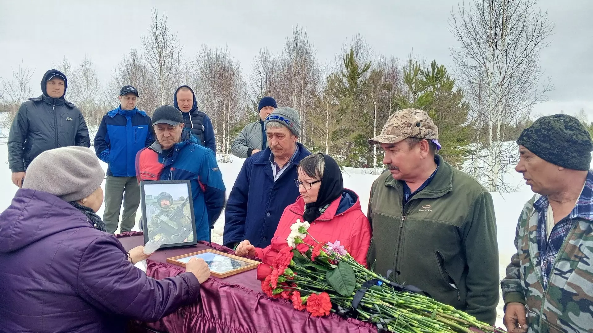 В Мишкинском районе Башкирии попрощались с бойцом, погибшим на СВО